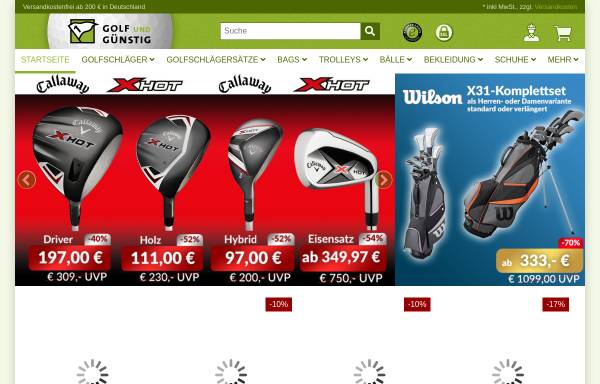 Vorschau von www.golfundguenstig.de, Golf und Günstig