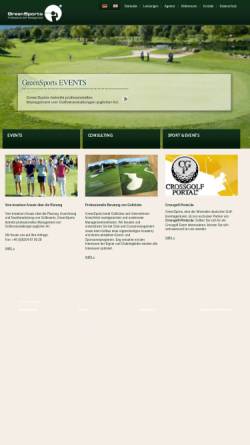 Vorschau der mobilen Webseite www.greensports.de, Green.Sports