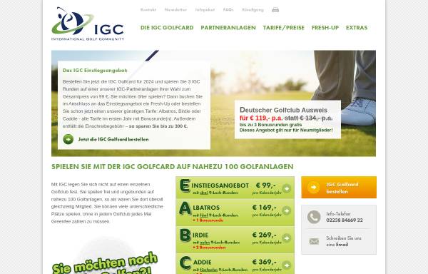 Vorschau von www.igc.de, W&L International Golf AG