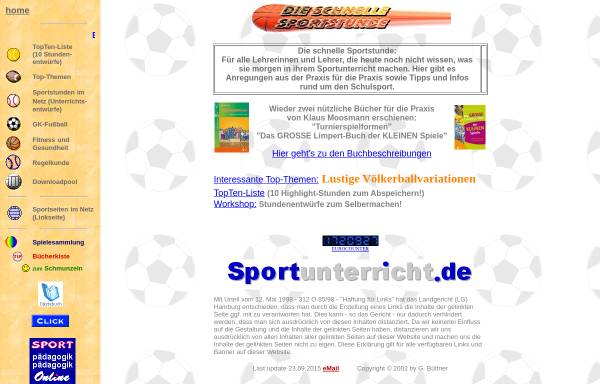 Vorschau von www.die-schnelle-sportstunde.de, Schnelle Sportstunde