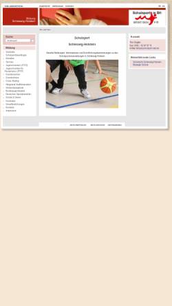 Vorschau der mobilen Webseite schulsport.lernnetz.de, Schulsport in Schleswig-Holstein