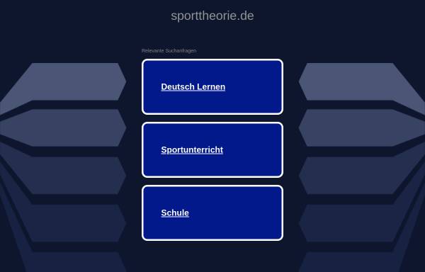 Vorschau von www.sporttheorie.de, Sporttheorie.de