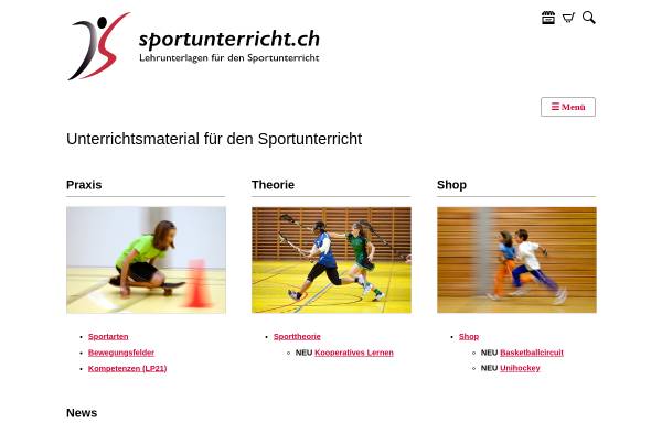 Vorschau von www.sportunterricht.ch, Turn- und Sportunterricht