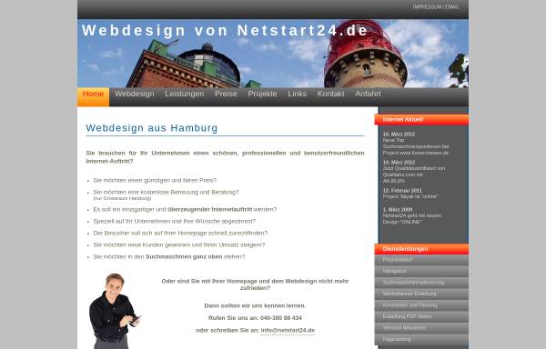 Vorschau von www.netstart24.de, Netstart24