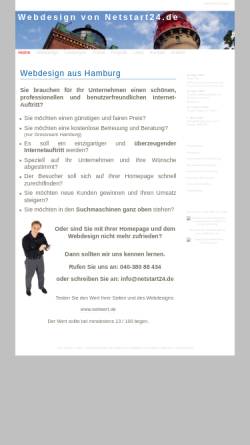 Vorschau der mobilen Webseite www.netstart24.de, Netstart24