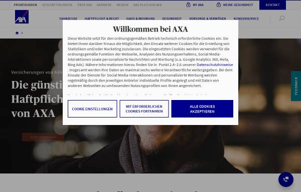 Vorschau von www.axa.de, AXA Konzern AG