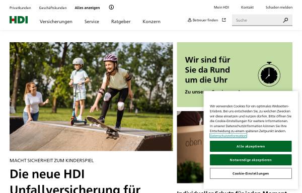 Vorschau von www.hdi.de, HDI Direkt Versicherung AG