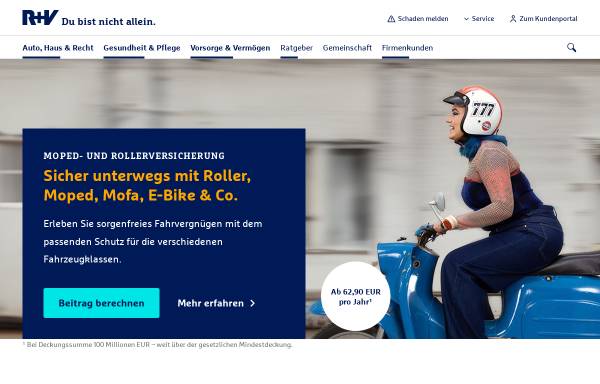 Vorschau von www.ruv.de, R+V Versicherung AG