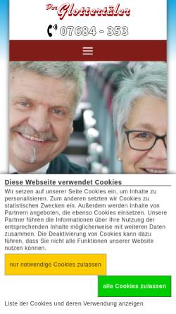 Vorschau der mobilen Webseite www.der-glottertaeler.de, Omnibus GmbH & Co. KG