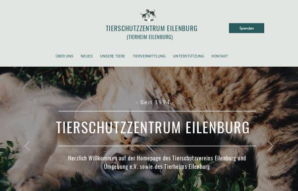 Vorschau von www.tierschutzzentrum-eilenburg.de, Tierschutzverein Eilenburg u.U. e.V.