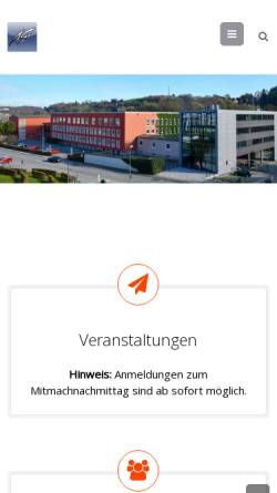 Vorschau der mobilen Webseite www.asg-passau.de, Adalbert Stifter Gymnasium