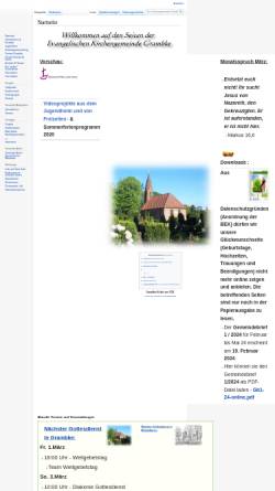 Vorschau der mobilen Webseite kirche-grambke.de, Ev. Kirchengemeinde Grambke