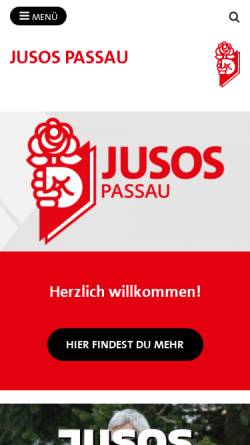 Vorschau der mobilen Webseite jusos-passau.de, Jusos Passau