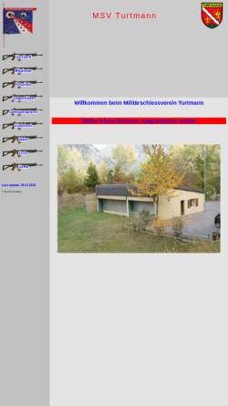 Vorschau der mobilen Webseite www.msv-turtmann.ch, Militärschiessverein Turtmann