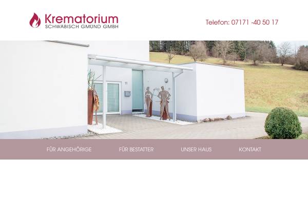 Vorschau von www.das-krematorium.de, Krematorium Schwäbisch Gmünd GmbH