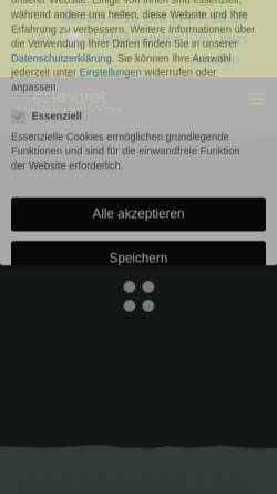 Vorschau der mobilen Webseite eckhardt-sarg.de, Sargfabrik Eckhardt
