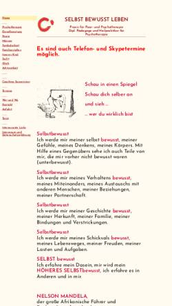 Vorschau der mobilen Webseite www.selbst-bewusst-leben.de, Jörg und Karin Eisele, Heil-Praxis für Paar- und Psychotherapie