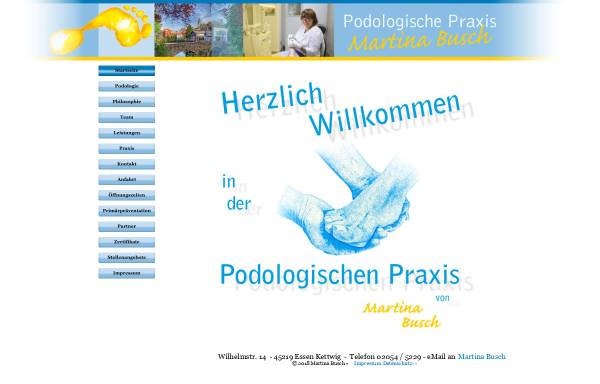 Vorschau von www.podologie-busch-kettwig.de, Martina Busch, Podologie-Praxis