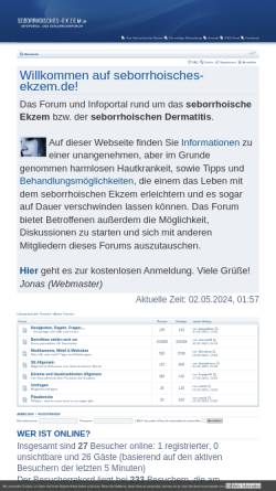 Vorschau der mobilen Webseite www.seborrhoisches-ekzem.de, Seborrhoisches-Ekzem.de