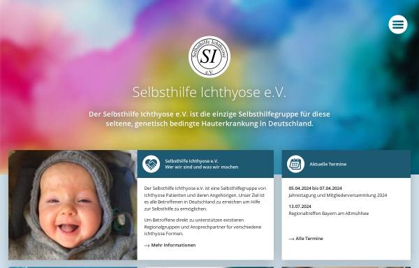 Vorschau von www.ichthyose.de, Selbsthilfe Ichthyose e.V.