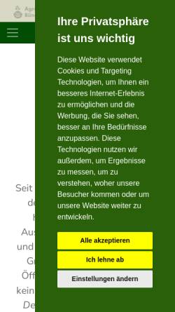Vorschau der mobilen Webseite www.kritischer-agrarbericht.de, Der Kritische Agrarbericht