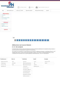 Vorschau der mobilen Webseite scharnberger-hasenbein.de, Scharnberger+Hasenbein Elektro GmbH