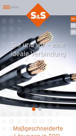 Vorschau der mobilen Webseite www.sus-electronic.de, S&S Electronic GmbH