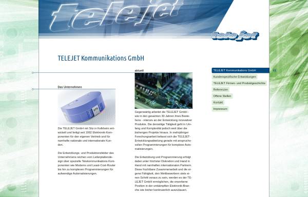 Vorschau von www.telejet.de, Telekabel - Telejet Kommunikations GmbH