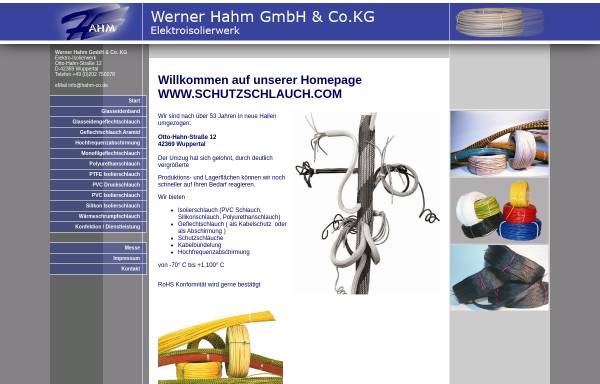 Vorschau von www.hahm-co.de, Werner Hahm GmbH & Co. KG