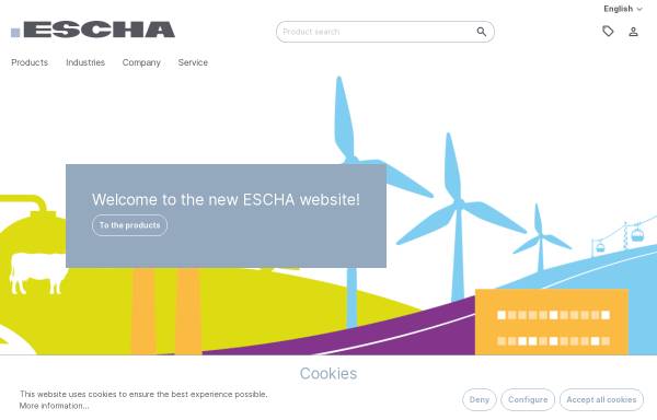 Vorschau von www.escha.net, Escha Bauelemente GmbH