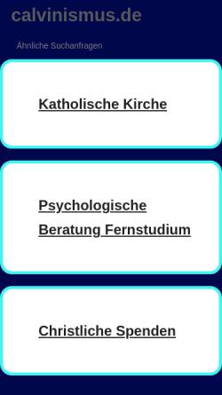 Johannes Calvin und der Calvinismus