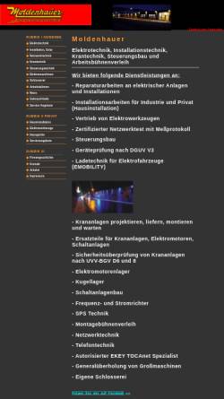 Vorschau der mobilen Webseite www.moldenhauer-altena.de, Moldenhauer e.K.