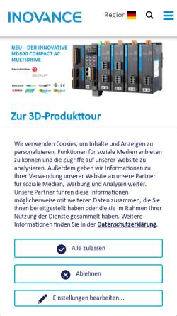 Vorschau der mobilen Webseite www.powerautomation.de, PA Power Automation AG
