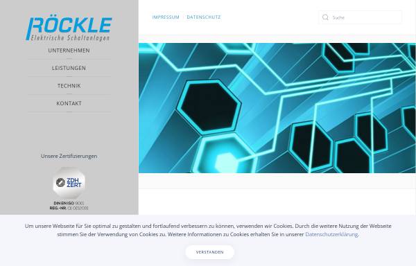 Vorschau von www.roeckle-schaltanlagen.de, Röckle GmbH & Co. KG