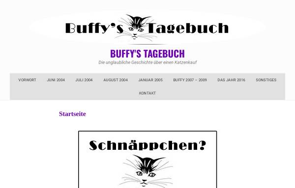 Vorschau von www.buffys-tagebuch.com, Buffys Tagebuch