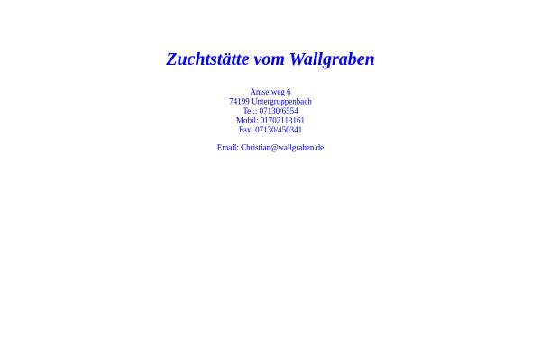 Vorschau von www.wallgraben.de, Vom Wallgraben