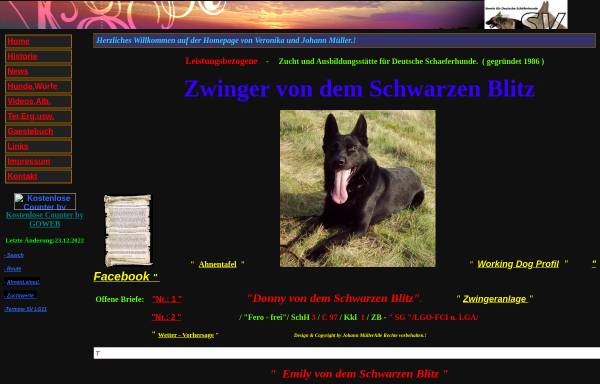 Vorschau von www.von-dem-schwarzen-blitz.de, Von dem Schwarzen Blitz
