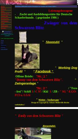Vorschau der mobilen Webseite www.von-dem-schwarzen-blitz.de, Von dem Schwarzen Blitz