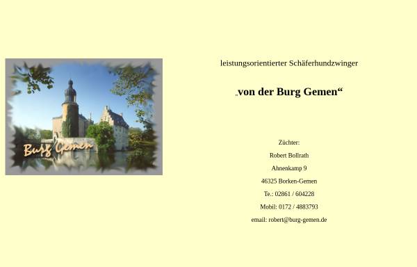 Vorschau von www.burg-gemen.de, Von der Burg Gemen