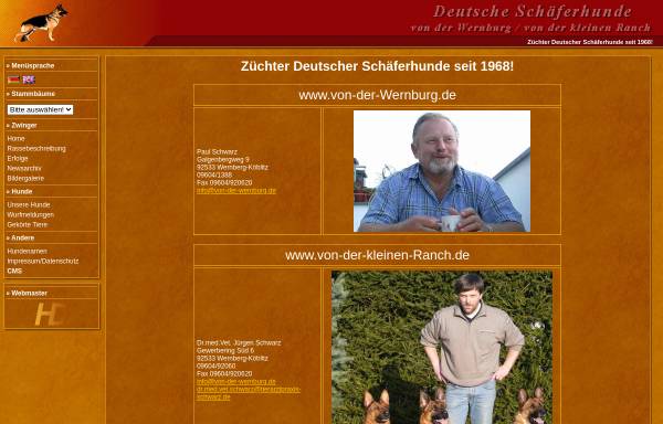 Vorschau von www.von-der-wernburg.de, Von der Wernburg