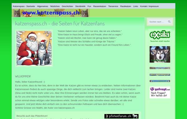 Vorschau von www.katzenspass.ch, Katzenspass