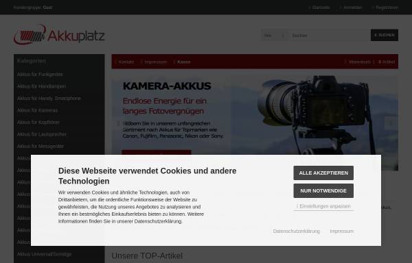 Vorschau von www.akkunaut.de, AKKUnaut - pesch media-consulting