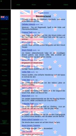 Vorschau der mobilen Webseite www.braeg.de, Tramping in Neuseeland 2002 [Rafael Bräg]
