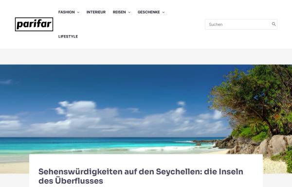 Vorschau von www.weltbummeln.de, Inseln des Überflusses [Jens Niermann]