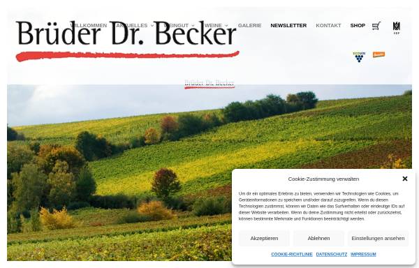Dr. Becker, Weingut Brüder