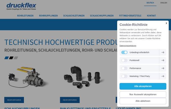Vorschau von www.druckflex.de, Druckflex - Kuchenbrod GmbH