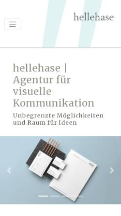 Vorschau der mobilen Webseite www.hellehase.com, hellehase