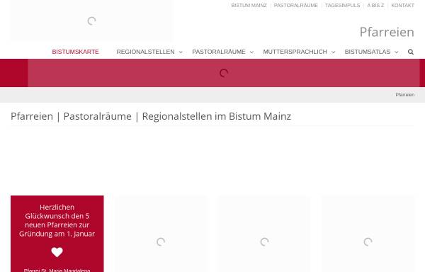 Vorschau von www.bistummainz.de, Katholisches Dekanat Mainz-Stadt