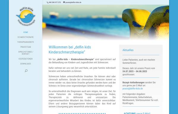 Vorschau von delfin-kids.de, Delfin Kids - Dr. Raymund Pothmann