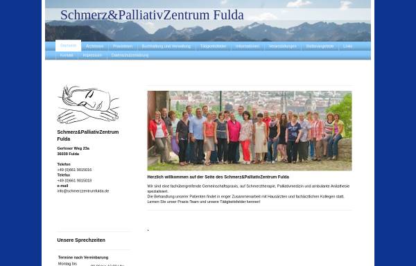 Vorschau von www.schmerzzentrumfulda.de, Schmerzzentrum Fulda